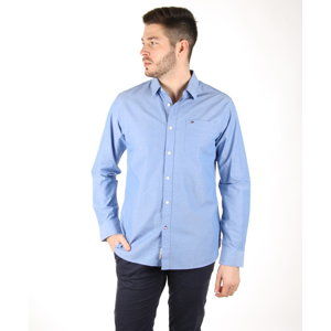 Tommy Hilfiger pánská modrá košile Basic